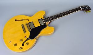 2007 Gibson ES-335 Natural Dot Reissue Semi Hollow Electric Guitar USA w/OHSC
