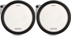 Yamaha DTX Series 3-Zone Drum Pad - 10" - No Mount (2-pack) Value Bundle