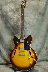 Orville ES-335 Dot Vintage Sunburst E-Guitar Orville By Gibson Free Shipping