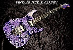 1986 USA Custom Charvel-Jackson Style SuperStrat, Floyd Rose, Warmoth, ESP Paint