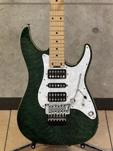 SCHECTER SD-2-24-BW GRN/M Made in Japan MIJ Used Guitar Free Shipping #g1920