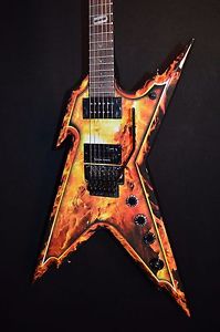 Dean Dimebag Razorback Explosion Electric Guitar w/ HSC-Free Shipping!