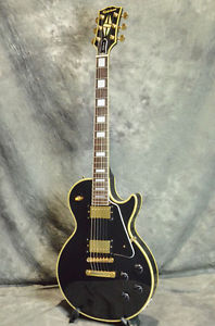 Epiphone Limited Edition Les Paul Custom Lacquer Ebony E-Guitar Made in Japan
