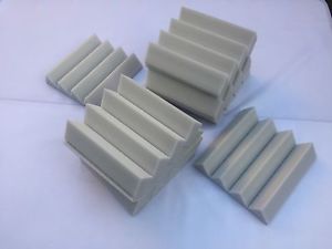 Professional Acoustics Foam Wedge Light Gray 3" X 24" X 24" = 48 Pack