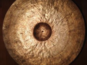 VINTAGE EXCEPTIONAL "OLD STAMP"  K ISTANBUL ZILDJIAN  THIN JAZZ RIDE  20"