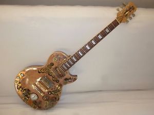 Steampunk guitar, steampunk art, electric guitar, Epiphone les paul