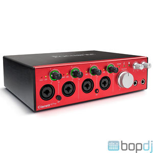 Focusrite Clarett 4Pre - 4 Channel Audio Thunderbolt Interface