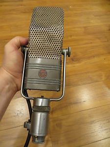 VINTAGE OLD RCA 44BX ART DECO MID CENTURY ANTIQUE RADIO STUDIO RIBBON MICROPHONE