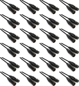 Pro Co AQN-15 Ameriquad Microphone Cable - 15' (24-pack) Value Bundle