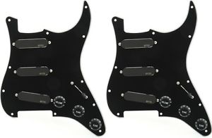 EMG DG20 Pre-Wired Pickguard Black (2-pack) Value Bundle