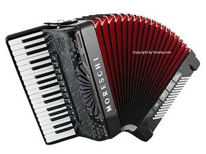 Akkordeon Moreschi 496 Musette, Made in Italy