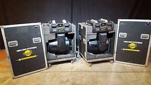 Lot of 2 x High End SHOWGUNS with Roadcases