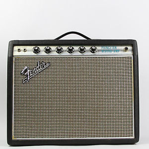 Vintage 1968 Fender Princeton Reverb Silverface Drip Edge!