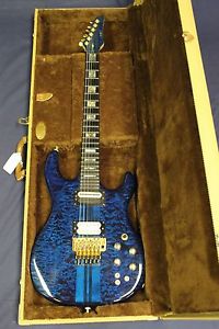 MINT Custom Carvin DC400A w/ Floyd Rose Electric Guitar !! GORGEOUS BLUE !!