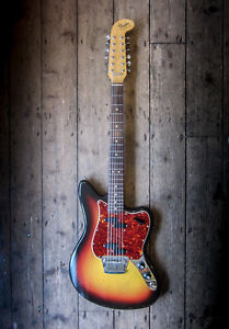 1966 FENDER ELECTRIC 12 STRING GUITAR VINTAGE XII STRING GOOD CONDITION & CASE