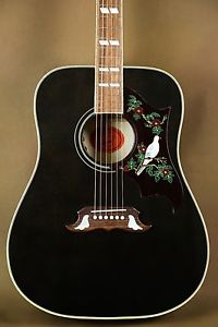 2016 Gibson Dove Trans Black Custom Acoustic Guitar