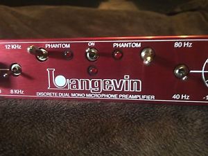 Langevin Discrete Dual Mono Microphone Preamp w/ EQ - Manley - Rare - Excellent!