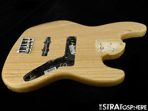 2016 Fender American Elite Jazz BASS BODY + HARDWARE American Natural Ash