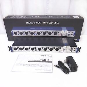 Zoom TAC-8 Thunderbolt Audio Converter and Recording Rackmount Interface USED