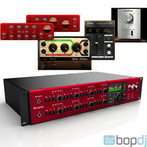 Focusrite Clarett 8PreX Rackmount Low Latency Thunderbolt Audio Interface 8Pre X