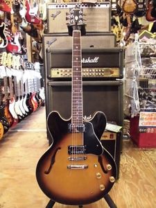 Aria Pro II ES700ST Electric Guitar Sunburst Free Shipping from JAPAN