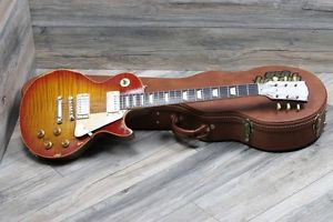 2002 Gibson Les Paul Custom Historic 1959 Reissue Aged Cherry Sunburst Relic R9