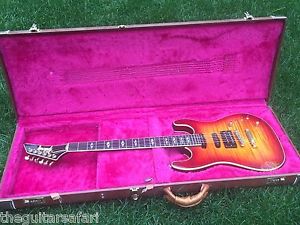 1987 Gibson US-1 Super Strat w book matched cherry sunburst flame top. USA! RARE