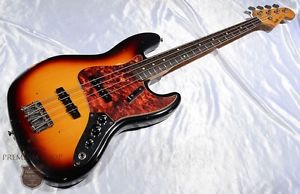 Fender Custom Shop 2009 1964 Jazz Bass Relic / 3Tone Suvburst Electric