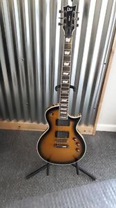ESP LTD EC Series EC-1000 Electric Guitar - Metallic Gold Sunburst EMG 81/60
