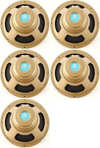 Celestion G10 Gold 10" 40-Watt Alnico Replacement Guita... (5-pack) Value Bundle