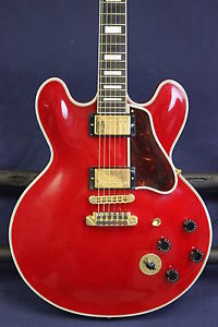 Beautiful 2010 Red Gibson Custom BB King Lucille in Absolutely MINT Condition !!