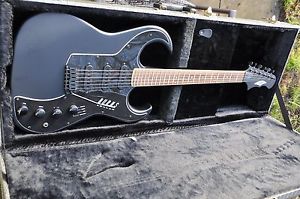 Burns Bison Satin Black Electric Guitar