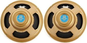 Celestion Gold 12" 50-Watt Alnico Replacement Guitar Sp... (2-pack) Value Bundle