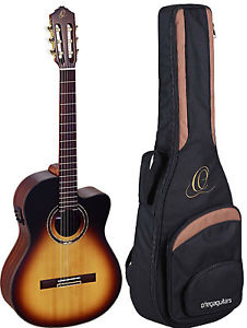 Ortega RCE158SN-TSB Guitarra incl. Gigbag Pieza de exhibición