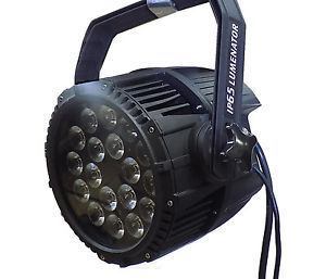 IP65 Lumenator 18x18w RGBAW + UV 6-in-1 LED Outdoor Par Lighting Fixture 10CH