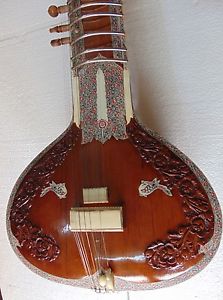 Professional Sitar Seasonal wood,  Design Pt.Ravishankar Style. Concert Quality.