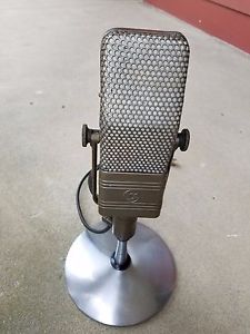Vintage RCA Model 44BX Ribbon Microphone 44 BX Studio Broadcast Mic Working