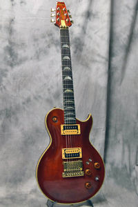 Aria Pro II PE-R80KV Satined Brown Electric Guitar w/SoftCase Used #U573