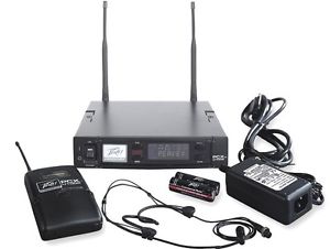 Peavey U1002BPVMBLHS Black Wireless Headset Mic 100ch