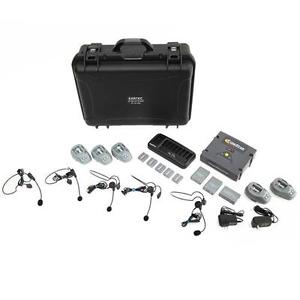 Eartec COMSTAR XT 5-User Full Duplex Wireless Intercom System with Padded Case