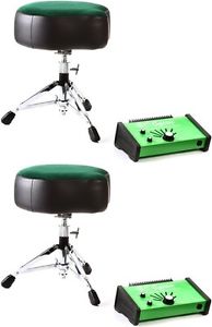 Porter & Davies BC Gigster Drum Throne - Saddle Seat (2-pack) Value Bundle