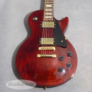 Gibson Les Paul Studio Gold Hardware (Wine Red Satin Back)Electric Free Shipping