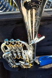 John Packer 172 Gold & Silver Eb Alto horn-Intermediate (Hand Engraved)