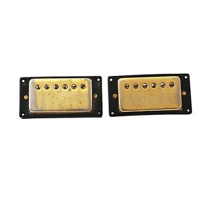 Vintage Mid-70's Gibson T-Top Humbucker Pickup Set (T-Bucker, 7.5k)