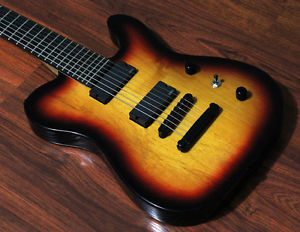 Halo Custom Guitars Salvus 7 String Electric Baritone EMG Pickups TOM Bridge