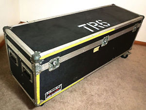 DUAL 88 KEYBOARD ATA ROAD FLIGHT TRUNK CASE NINE INCH NAILS TOUR NIN SYNTH PIANO
