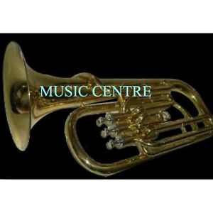 BARITONE HORN MADE OF PURE BRASS WITH FREE CASE BOX AND MOUTHPIECE BRASS POLISH