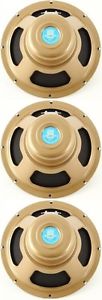 Celestion G10 Gold 10" 40-Watt Alnico Replacement Guita... (3-pack) Value Bundle