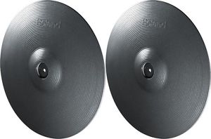 Roland V-Cymbal Crash CY-14C-MG - Metallic Gray (2-pack) Value Bundle