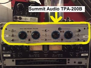 Summit Audio TPA-200B Studio Mic Preamp